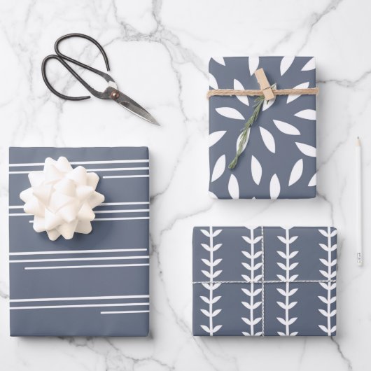 Stijlvol Scandinavisch noordelijk schaap Pattern B Inpakpapier Vel (Voorkant)