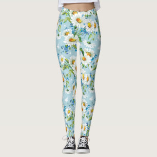 Stijlvol, schitterend, helder bloempatroon 2 leggings