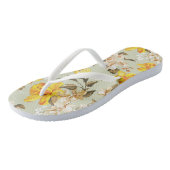 Stijlvol, schitterend helder bloempatroon teenslippers (Schuin)