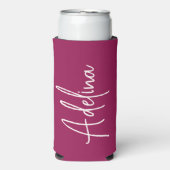 Stijlvol Script Aangepaste naam Meisjes Strandreis (Seltzer Voorkant)