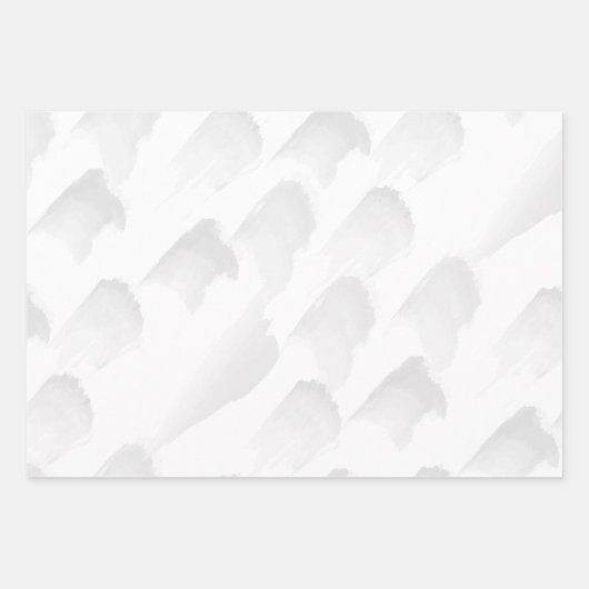 Stijlvol Script Merry & Waterverf Grey Inpakpapier Vel (Voorkant 2)