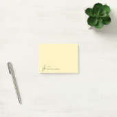Stijlvol script monogram op maat post-it® notes (Kantoor)