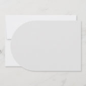 Stijlvol script Vier foto's Collage boog bruiloft Kaart (Achterkant)