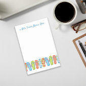 Stijlvol script voor moderne Teenslippers Post-it® Notes