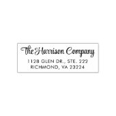 Stijlvol script zakelijk retouradres  zelfinktende stempel (Design)