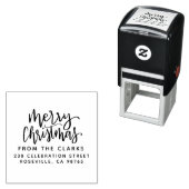 Stijlvol scriptstaal voor pretkerst  zelfinktende stempel (In situ)