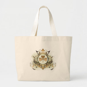 Stijlvol Shamrock Grote Tote Bag