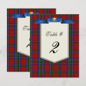 Stijlvol Sinclair Tartan Schotse ruit Huwelijks Ta Kaart (Voorkant / Achterkant)