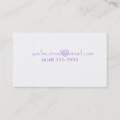 Stijlvol spreken visitekaartje (Achterkant)