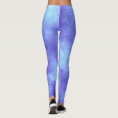 Stijlvol Storm cloud effect blauw Leggings (Achterkant)