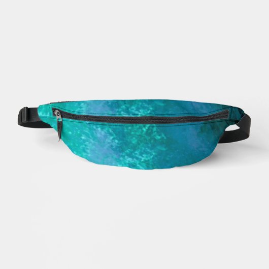 Stijlvol Storm cloud effect Groen Heuptasje (Voorkant)