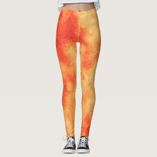 Stijlvol Storm cloud effect sinaasappel Leggings