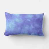 Stijlvol Storm wolk effect patroon pastel blauw Kussen (Voorkant)