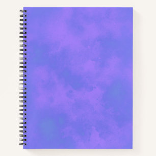 Stijlvol Stormen wolkeneffect patroonblauw Notitieboek