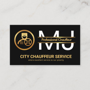 Stijlvol stuurprogramma voor de goudgrenslijn voor visitekaartje