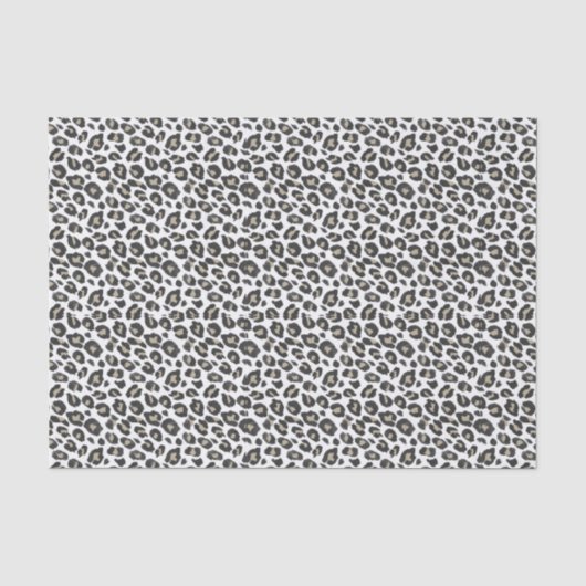 Stijlvol Tan Leopard Print tissuepapier (Voorkant)