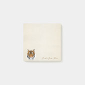 Stijlvol, tijger, persoonlijk post-it® notes (Voorkant)