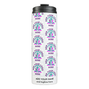 Stijlvol TOEVOEGEN UW LOGO Business Church Merchan Thermosbeker