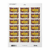 Stijlvol Trendy Modern Marble Etiket (Full Sheet)