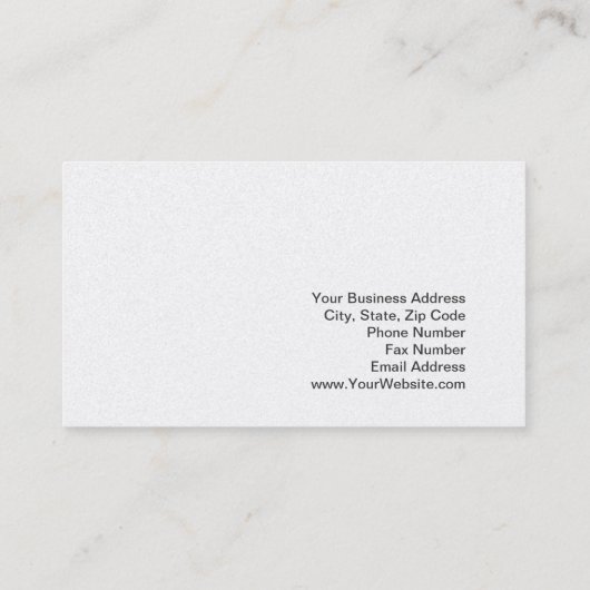 Stijlvol Trendy Modern Visitekaartje (Achterkant)