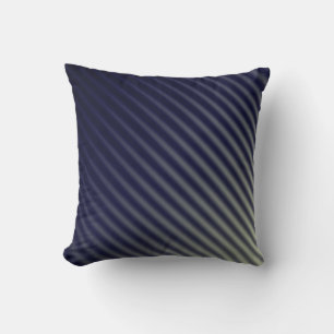 Stijlvol Trendy Navy Blue Stripe Pattern Kussen