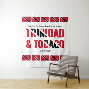 Stijlvol TRINIDAD TOBAGO Wandkleed