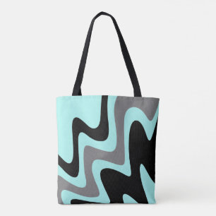 Stijlvol Turquoise Silver Black Draagtas