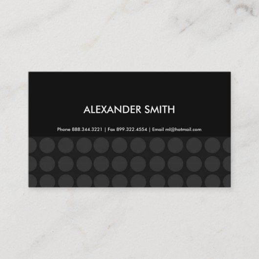 Stijlvol Visitekaartje (Voorkant)