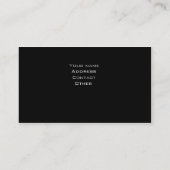 Stijlvol visitekaartje (Achterkant)