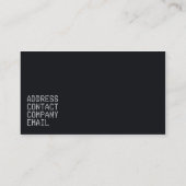 Stijlvol visitekaartje (Achterkant)