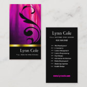 Stijlvol Visitekaartje (voor alle doeleinden) - "L (Voorkant / Achterkant)