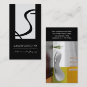 Stijlvol Visitekaartje voor interieurontwerper (Voorkant / Achterkant)