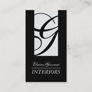 Stijlvol Visitekaartje voor interieurontwerper