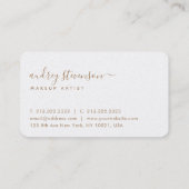 Stijlvol Waterverf Illustrator-script Visitekaartje (Achterkant)