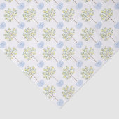 Stijlvol Waterverf Lemon Topiary Tree Patroon Tissuepapier (Detail)