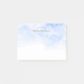 Stijlvol, Waterverf, Modern, Trendy, Chic Post-it® Notes (Voorkant)