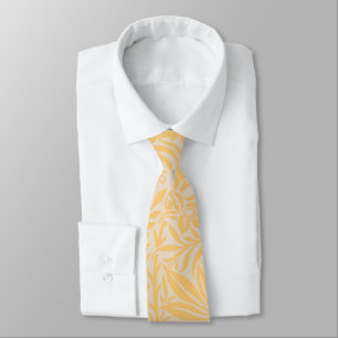 Stijlvol William Morris Geel Mannen Stropdas
