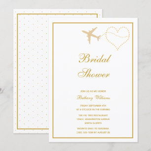 Stijlvol witgoud Vrijgezellenfeest Kaart