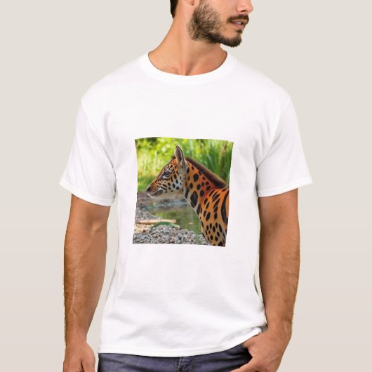 "Stijlvol Zebra Pattern Mannen T-Shirt" T-shirt (Voorkant)