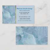 Stijlvol Zee Shell Visitekaartje (Voorkant / Achterkant)