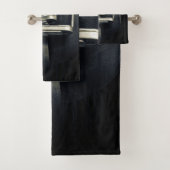 Stijlvol zilver Stirrups op het Engelse zadelzadje Bad Handdoek (Insitu)