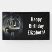 Stijlvol zilver Stirrups op het Engelse zadelzadje Spandoek (Horizontaal)