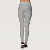 Stijlvol zilvergrijs metallisch zoals ovaal patroo leggings (Achterkant)
