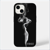 Stijlvol zwart en grijs roken Case-Mate iPhone case