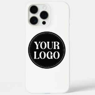 Stijlvol zwart QR-codeontwerp Elegant merk iPhone 16 Pro Max Hoesje