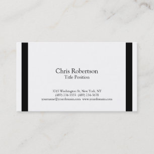 Stijlvol zwart Visitekaartje met zwarte tinten