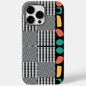 Stijlvol zwart-wit Grieks, kleurrijk Abstract Case-Mate iPhone Case (Achterkant)