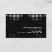 Stijlvol zwart-wit, uniek visitekaartje (Achterkant)