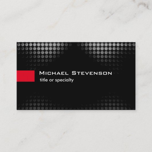 Stijlvol zwart-wit, uniek visitekaartje (Voorkant)