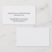 Stijlvol zwart wit Visitekaartje (Voorkant / Achterkant)